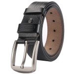 Belt Men's Genuine Leather Youth Pin Buckle Cowhide Men's Trouser Belt Korean Style Jeans Belt KC3502-P35