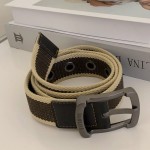 B218-PD29-P15 canvas belt belt unisex personalized pin buckle pants belt fashion decoration