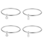 Ancient method inherited young solid classic versatile frosted Fu brand bracelet simple and fashionable girlfriend gift