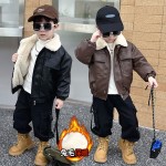 Taobao boy&thick leather jacket