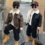 Taobao boy&thick leather jacket