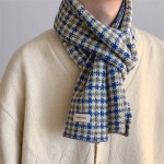 Plaid small scarf XZ221-2-W58-P30