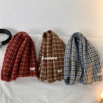 Plaid small scarf XZ221-2-W58-P30