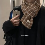 Plaid small scarf XZ221-2-W58-P30