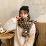 2023 autumn and winter houndstooth imitation cashmere thickened scarf for women autumn and winter casual style warm scarf scarf