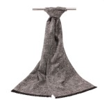 H0931P28 scarf Korean style fashion winter warm gift box gray line scarf Christmas gift scarf