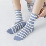 Socks women's mid-calf stockings autumn color matching sports mid-calf socks high-top stockings ins trendy autumn and winter W263-P2.5