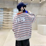 Jinduoduo&LBCW9811 striped pocket T-shirt